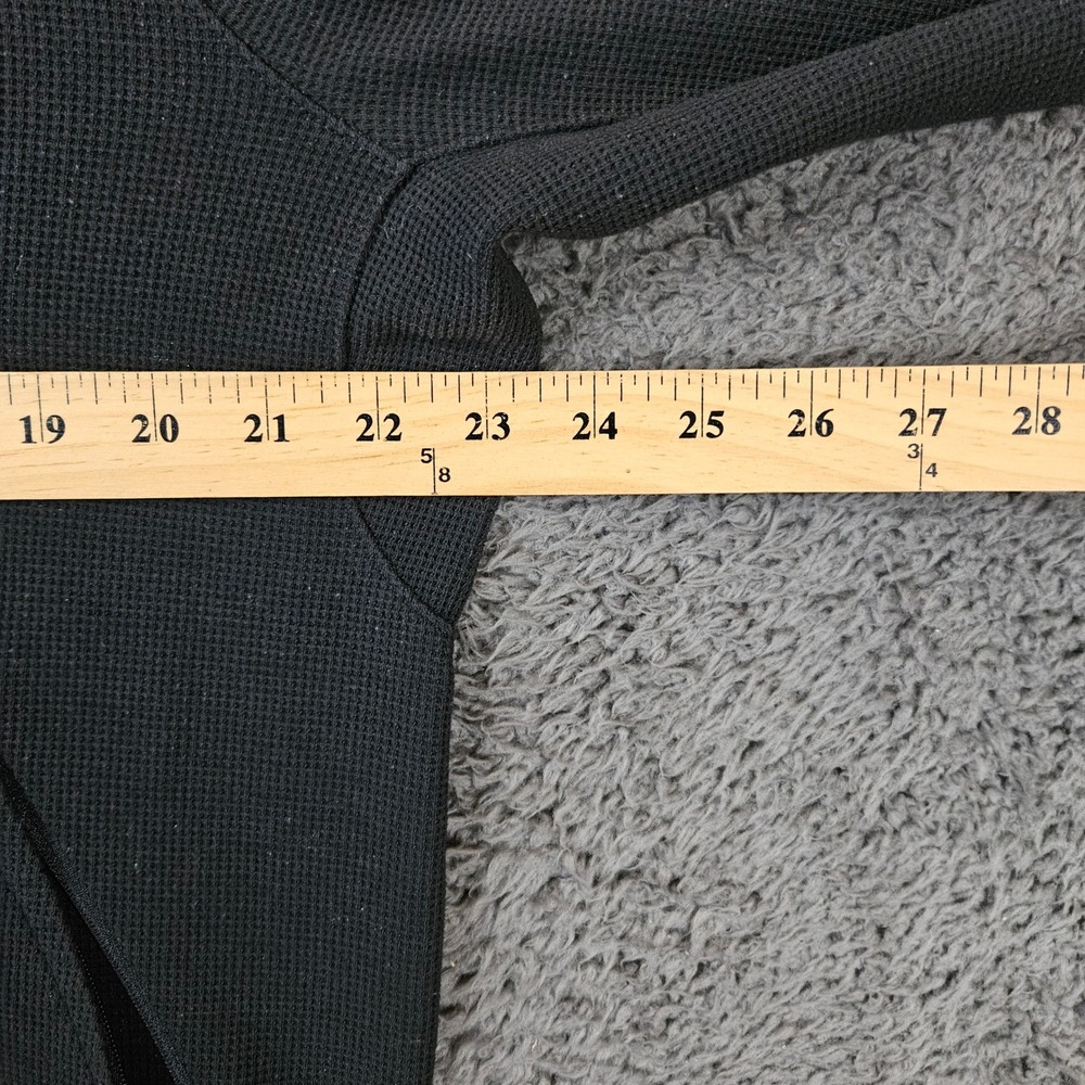 Lululemon Shift Stitch Hoodie Men's Medium Black Waffle Knit Full‎ Zip LM3BY4S - Picture 4 of 8